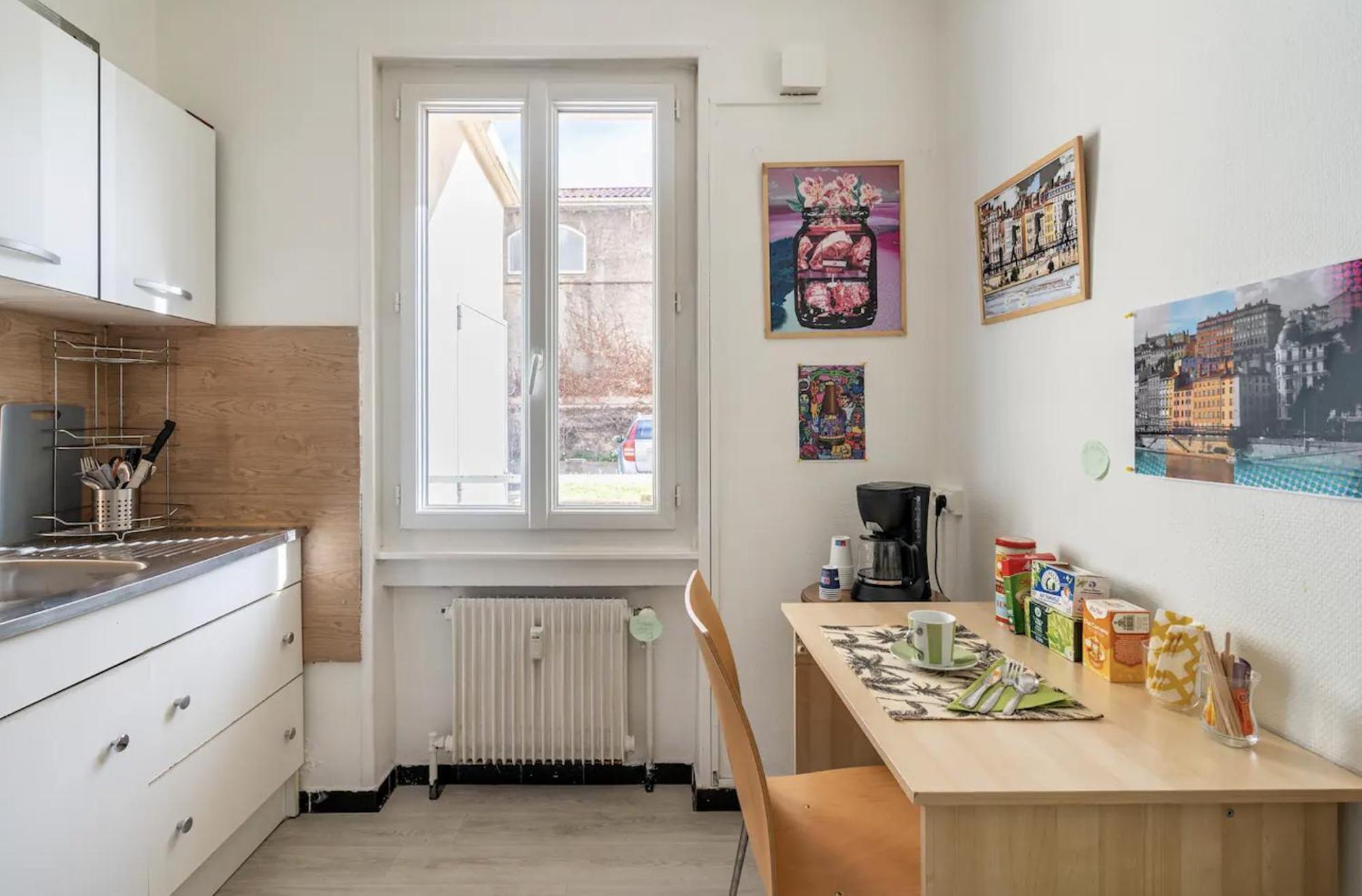 Lyon Chambre Cozy - Personne Seule Esterno foto
